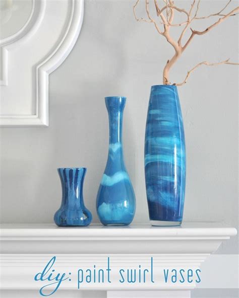 Paint Swirl Vases Centsational Style