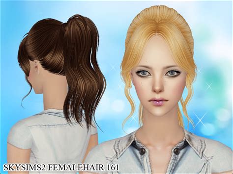 The Sims Resource Skysims Hair 161