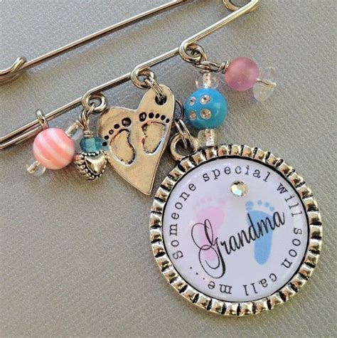 Grandma To Be Pin Mom To Be Pin Aunt To Be Personalized Pin Girl Shower