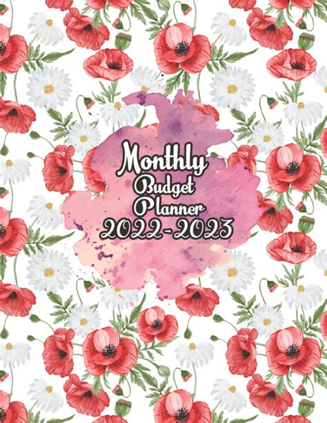 Buy Monthly Budget Planner 2022 2023 Tropical Jungle Floral Design Monthly Budget Planner For