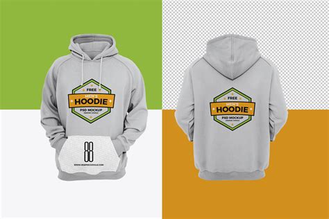 Free Men's Hoodie Mockup on Behance