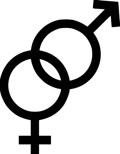 Download Heterosexuality Hetero Gender Sex Sexual Masculine And Feminine Symbol Clipart