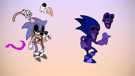 FNF Sonic Exe Pack 2 StickNodes