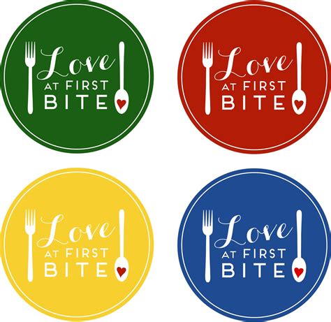 Love At First Bite Cafe Logo Option 2 Cafe Logo First Love Custom