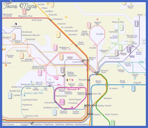 Sydney Subway Map