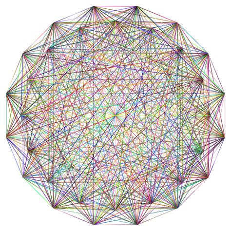 Geometric Prismatic Line Art Mandala No Background Free Svg