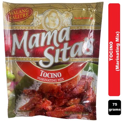 Mama Sitas Tocino Marinating Mix 75 Grams Lazada Singapore