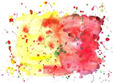 Colorful Bright Watercolor Abstract Background Stock Illustration