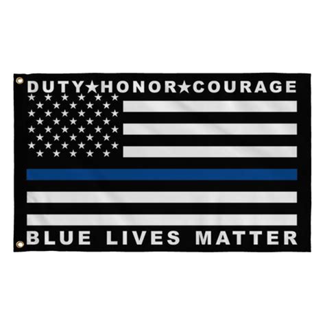 Thin Blue Line Flags For Law Enforcement And Police Officers Thin