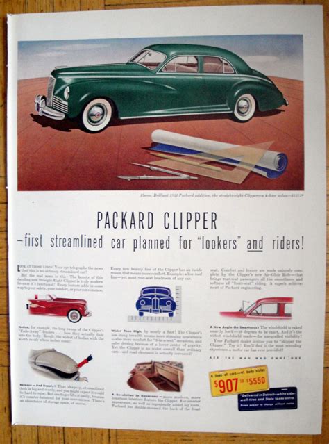 1941 Packard Clipper 4 Door Sedan Straight 8 Original 135 Etsy