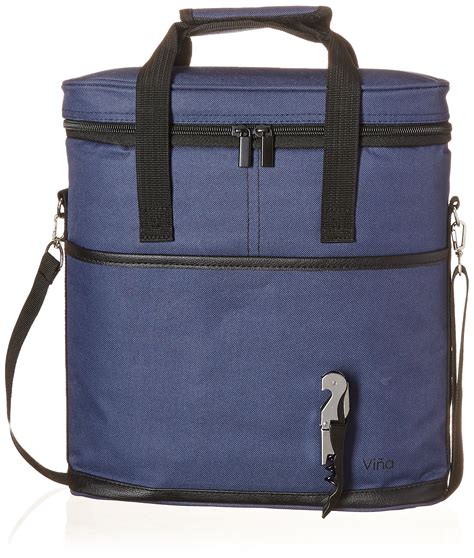 Create a romantic scene surrounded by nature with a traditional willow or wicker basket for two. Vina 3 Bottle Wine Carrier - Travel Picnic Insulated Wine ...