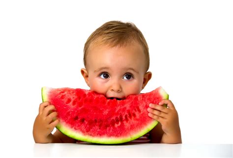 Baby Eating Watermelon Baby Eating Watermelon Isolated On Flickr