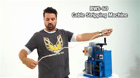 Stripping Romex Wire Using A Romex Stripping Machine