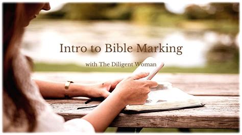 How To Study The Bible With A Bible Marking System