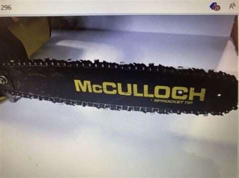 Mcculloch Electramac 14 Chain Saw With Auto Sharp Em14a Ebay
