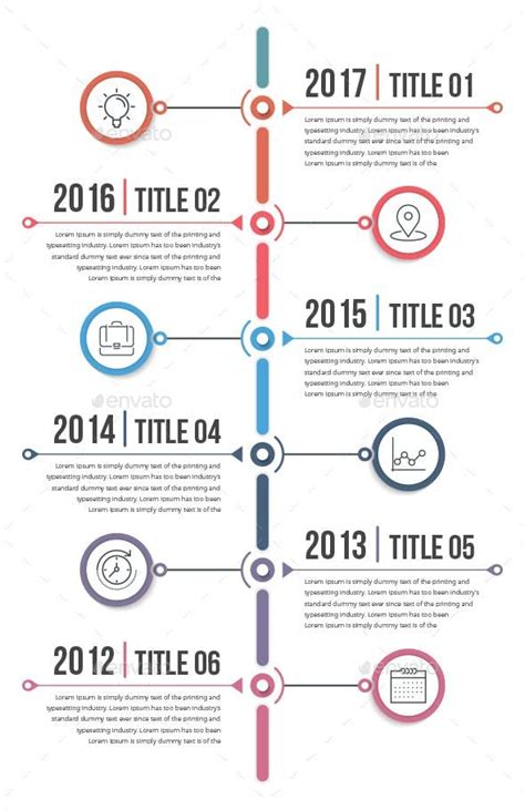 Vertical Timeline Infographics Timeline Infographic Design Vertical