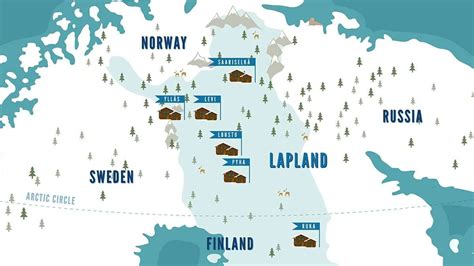 Lapland Map Lapland Holidays Iglu Ski In 2022 Lapland Holidays