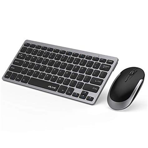 Wireless Keyboard And Mouse Jelly Comb 24g Slim Compact Quiet Small