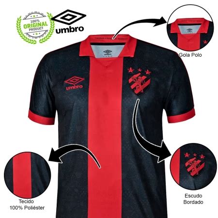 Camisa Sport Club Do Recife 2024 II Umbro Masculina Original