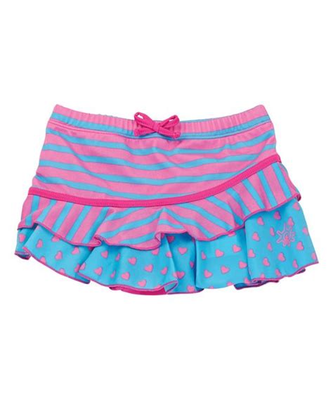 Bubblegum Stripe Swim Skirt Toddler And Girls Baby Girl Skirts Swim