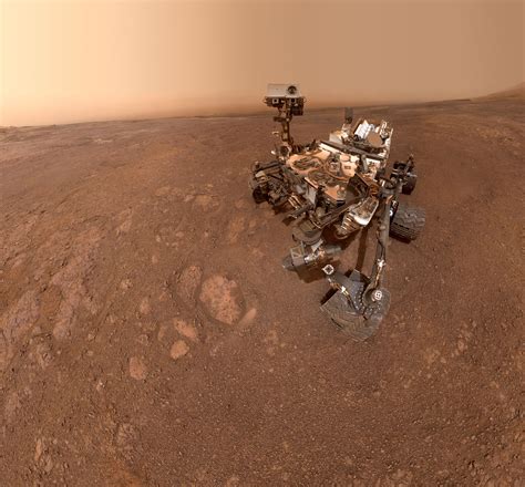 Curiositys Selfie At Rock Hall Nasa Mars Exploration