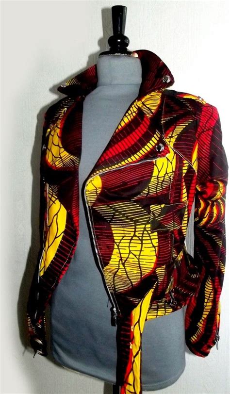 Veste Perfecto En Wax African Clothing African Print Fashion