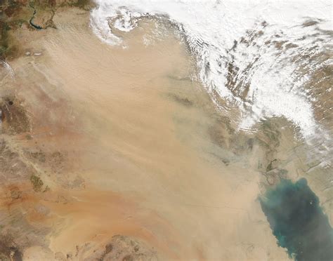 Dust Storm In Syria And Iraq Natural Hazards