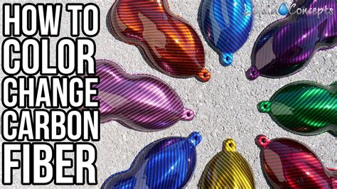 How To Color Change Carbon Fiber Liquid Concepts Weekly Tips And