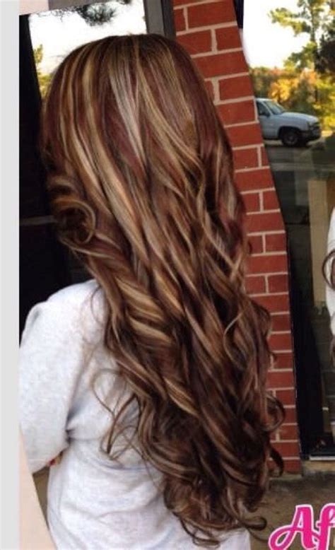 Reddish Brown Hair With Blonde Highlights Pictures - Blonde Hair With Brown And Red Highlights