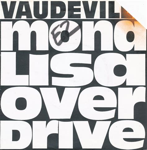 Vaudeville Mona Lisa Overdrive 1995 Vinyl Discogs