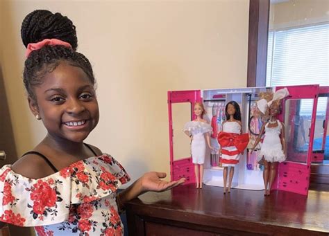 9 year old fashion designer catches the attention of barbie s mattel