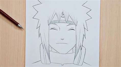 How To Draw Minato From Naruto Easy Minato Step By Step Tutorial