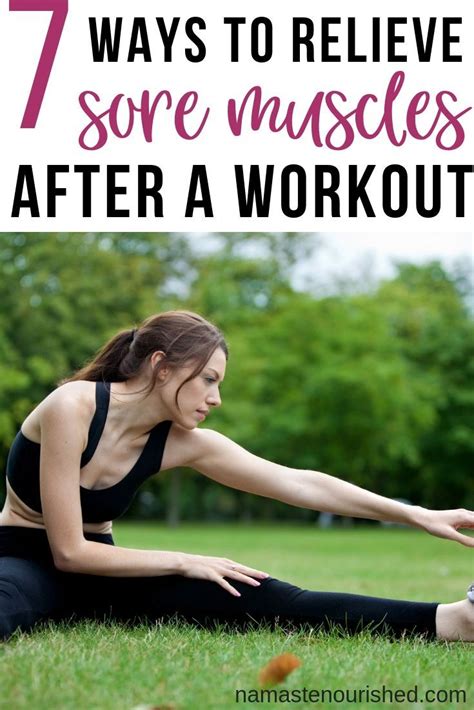 How To Reduce Muscle Soreness After Working Out Sore Legs After