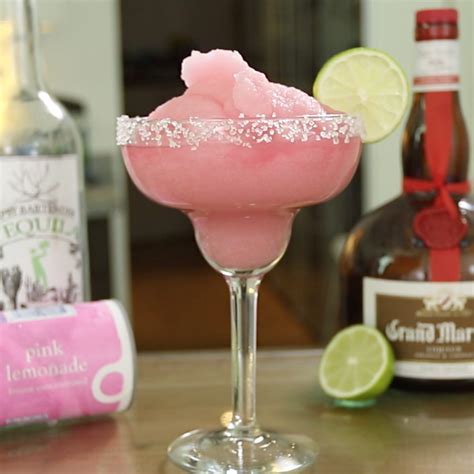 Frozen Pink Lemonade Margarita Recipe In 2020 With Images Pink