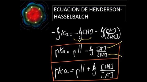 C Mo Hallar La Ecuaci N De Henderson Hasselbalch De Un Equilibrio Qu Mico Cido Base Youtube