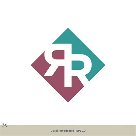 R R Letter Logo Template Illustration Design Download Free Vector Art