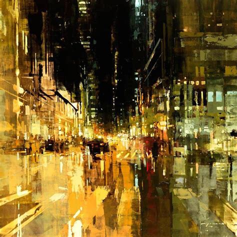 New Cityscapes Oil Paintings By Jeremy Mann Cityscape Painting