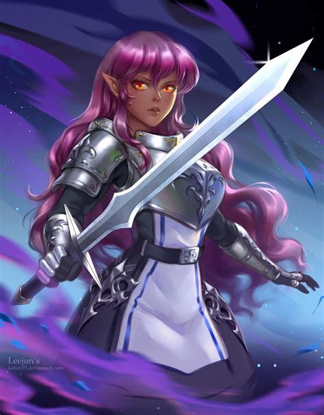 Commission Neriah By Leejun35 On Deviantart Fantasy Female Warrior