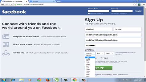 To create a facebook account: How to Open create new Facebook Account hindi urdu account ...