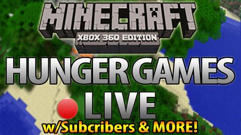 Minecraft Xbox 360 Hunger Games Live Wsubscribers Come Join 2