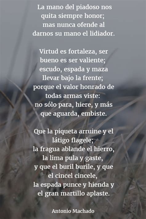 Los Mejores Poemas De Antonio Machado Versos