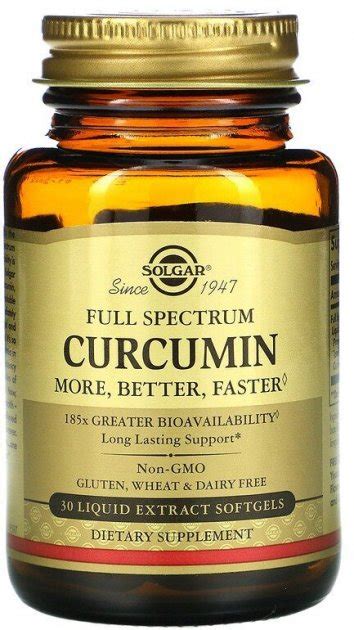 Натуральные добавки Solgar Full Spectrum Curcumin 30 Liquid Extract