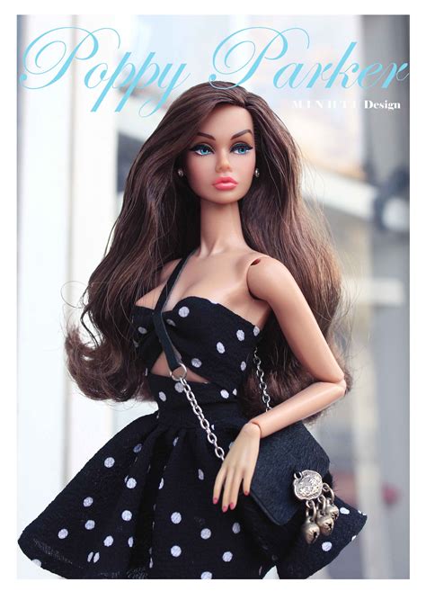 Poppy Parker Doll Costume And Photo By Minhtu Barbie Gowns Beautiful