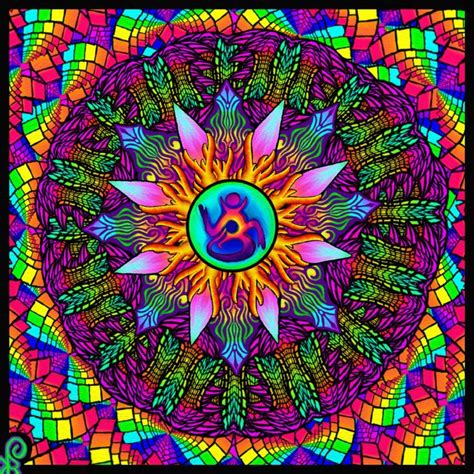 Bright Om By Techbehr Digital Art Drawings And Paintings Psychedelic