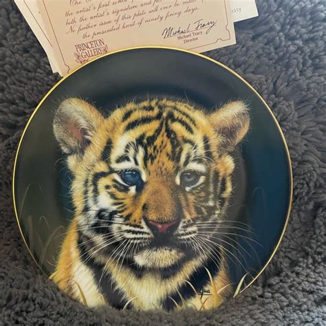 other tiger cub princeton gallery retired vintage collectors plate poshmark