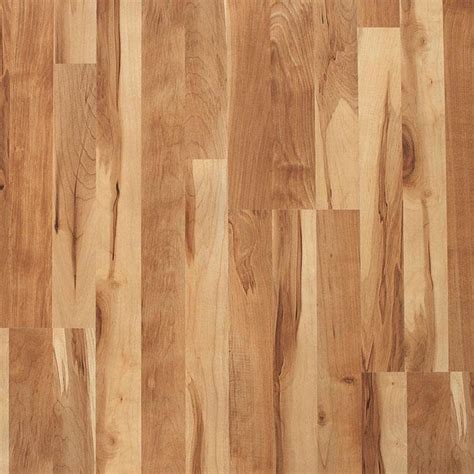 Style Selections Natural Maple 807 In W X 397 Ft L Smooth Wood Plank