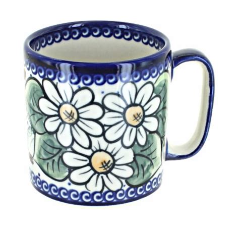 Blue Rose Polish Pottery Ladybug Coffee Mug 1 King Soopers