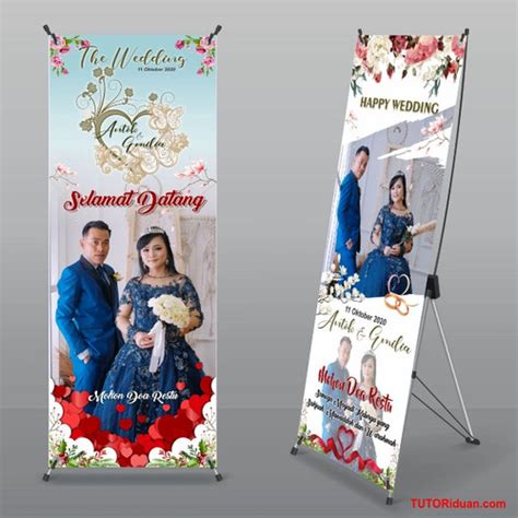 Jual Y Banner Wedding Kota Tangerang Zifaexpres Tokopedia