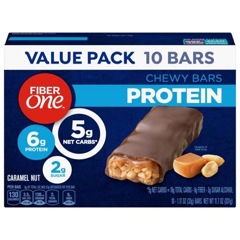 Fiber One Protein Chewy Bars Caramel Nut Value Pack Publix Super