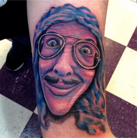 Weird Al Tattoo Over Scar Tissue By Loki Shane Defriece Sacred Heart Tattoo Atl Imgur